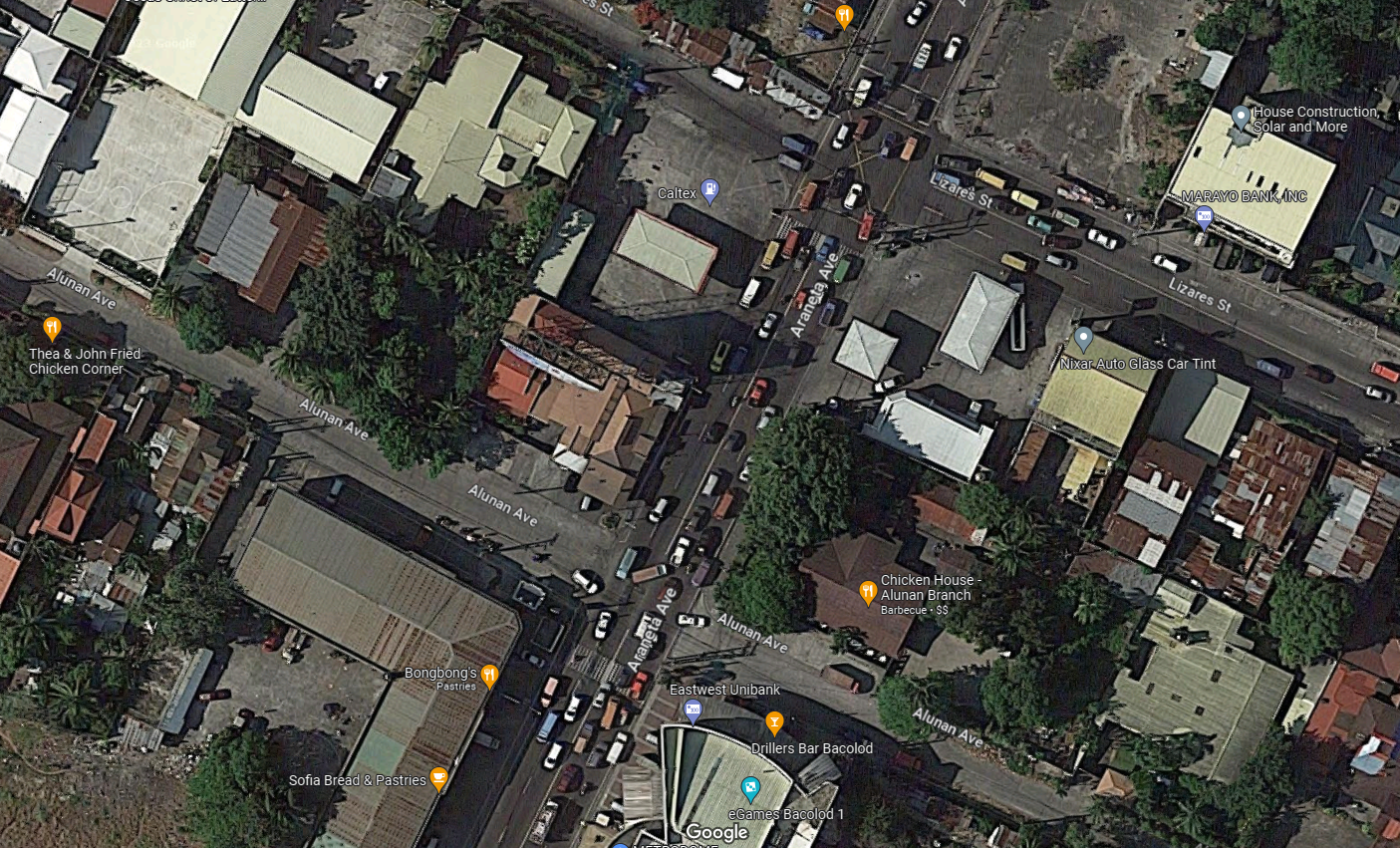 Aerial view of the property in Bacolod City